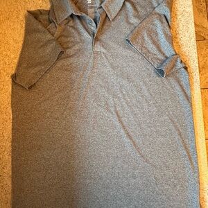 All in Motion Heather Gray Men’s Polo Shirt Large.